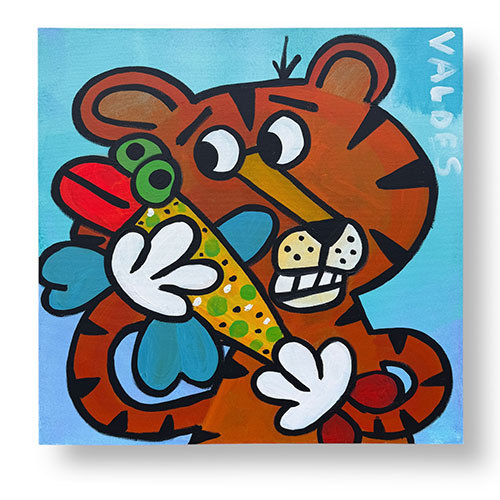 Valdes 24x24 Don't Worry, I'm Not Going Anywhere WP5911